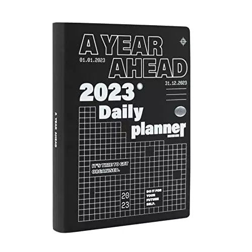 Kokonote: Agenda Annuale 2023 A Year Ahead, agenda giornaliera Kokonote