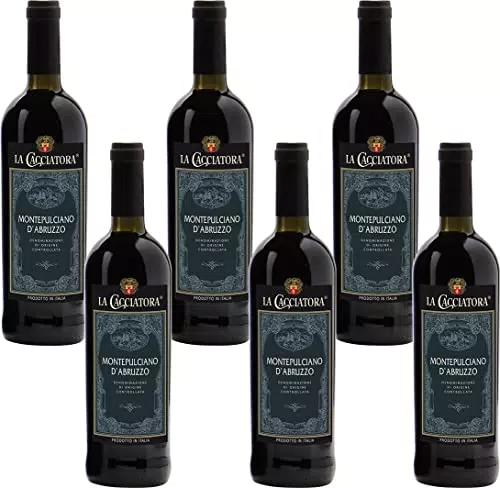 La Cacciatora Montepulciano d'Abruzzo DOC 750 ml - 6 bottiglie