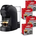 Lavazza, A Modo Mio Tiny, nero con 64 Capsule Qualità Rossa Incluse