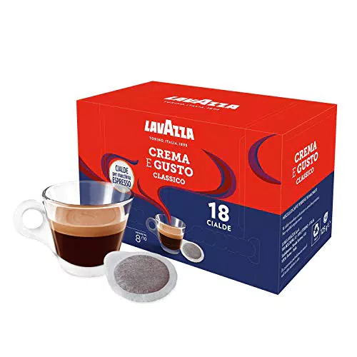 Lavazza, Crema e Gusto Classico, Caffè in Cialde per Macchine Espresso