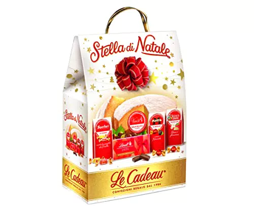 LE CADEAU, Confezione Regalo "Shopper Stella di Natale"