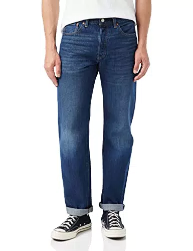 Levi's 501 Original Jeans, Z0902 Medium Indigo, Uomo