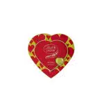Lindt San Valentino Scatola Regalo Cioccolatini Lindor a Forma di Cuore al Cioccolato al Latte e Ripieno al Pistacchio