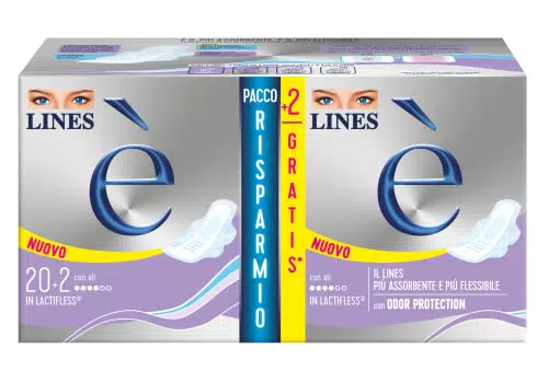 Lines È Giorno con Ali Assorbenti in Lactifless, Pacco Scorta