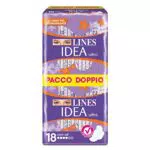 Lines Idea Assorbenti Ultra Giorno con Ali, Confezione da 18 Pezzi