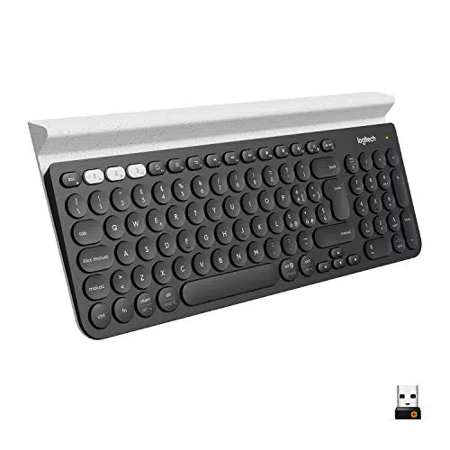 Logitech K780 Tastiera Wireless ‎‎2.4 GHz e Bluetooth Multidispositivo per Windows