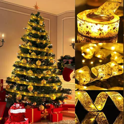 Lucine a Nastro Lucide, Luci a Nastro Natalizie da 4m 40 LED