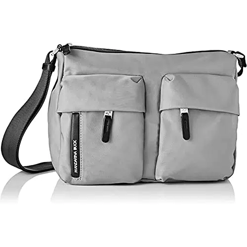 Mandarina Duck Borsa a Tracolla Grigio Hunter P10vct18 28x21x11