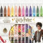 Maped - 12 pennarelli lavabili decorati di Harry Potter