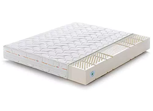 Materasso Matrimoniale Lattice 160x190 alto 20 cm a 7 zone 100% Lattice Ergonomico