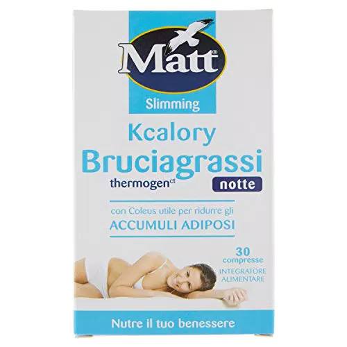 Matt, Kcalory Bruciagrassi Thermogen Notte, 30 compresse