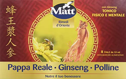 Matt, Pappa Reale Ginseng e Polline, Tonico Fisico e Mentale