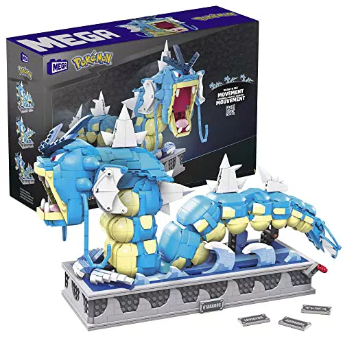 MEGA - Pokémon Kinetic Gyarados set di costruzioni con 2186 mattoncini e pezzi compatibili