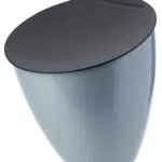 Mepal - Cestino per Rifiuti Organici Calypso - Piccolo Contenitore per Rifiuti con Coperchio - Ideale per l'Organizzazione della Cucina - Lavabile in Lavastoviglie - 2200 ml - Nordic Blue