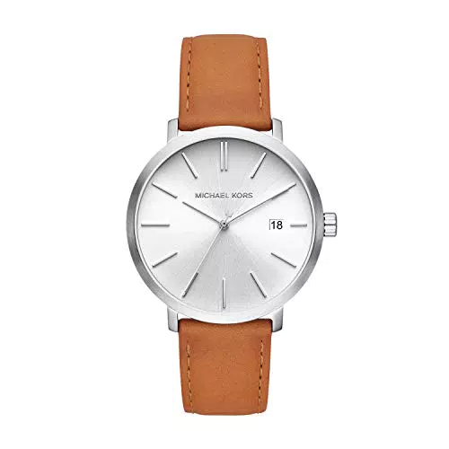 Michael Kors Orologio Analogico Quarzo Uomo con Cinturino in Pelle MK8673