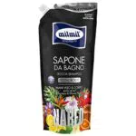 Milmil Naked Doccia Shampoo, Sapone da Bagno Total Body