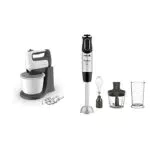 Moulinex HM4641 Prepmix, sbattitore elettrico, motore potente da 500 W & DD6558 Quickchef 3in1 Mixer ad Immersione