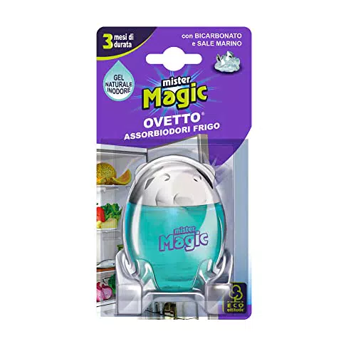 Mr Magic, Ovetto Assorbiodori Frigo, con Bicarbonato e Sale Marino
