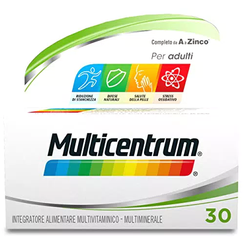 Multicentrum Adulti Integratore Alimentare Multivitaminico, 30 Compresse