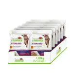 Natural Trainer Sterilised, Cibo umido per Gatti Adulti con Tacchino - 12 Buste x 85gr - 1020 gr