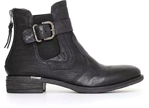 NeroGiardini A719410D Tronchetti Donna in in Pelle - Nero