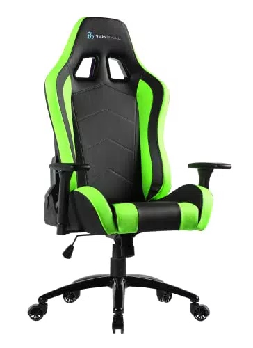 Newskill Takamikura - Sedia da gaming verde Verde, finta_pelle