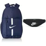 Nike Academy Team, Zaino Unisex Bambini E Ragazzi, Midnight Navy Nero Bianco