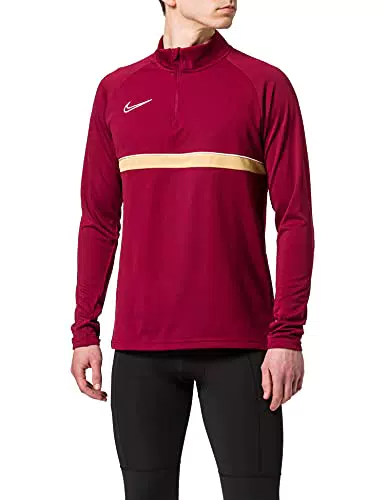 Nike CW6110-677 Half Zip Academy 21 Maglia Lunga Uomo Team Red/White XXL