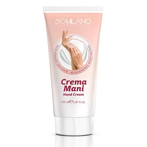 OFFERTA LANCIO BIOMILANO Crema Mani Secche e Screpolate Riparatrice Trattamento nutriente e Protettivo per Pelli Molto Secche e sensibili Grande Formato XXL 150ml Made in Italy