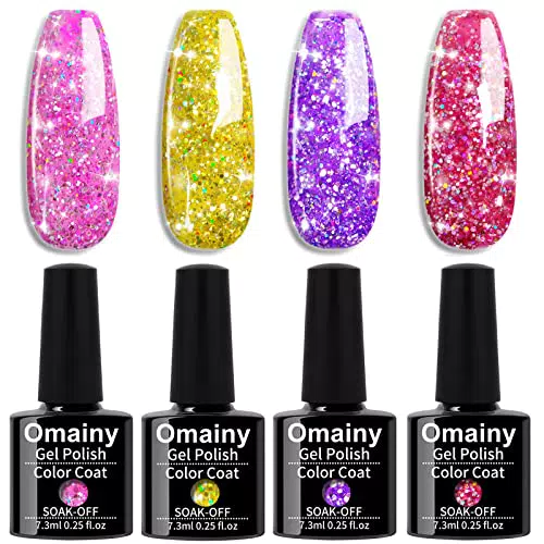 Omainy Smalto Semipermanente Smalti Semipermanenti Per Unghie Nail Polish UV LED Gel Unghie 000