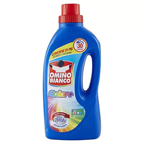 Omino Bianco - Detersivo Lavatrice Liquido Color+, 30 Lavaggi