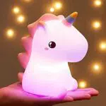 One Fire Luce Notturna Bambini, Unicorno Bambina Regalo Battesimo