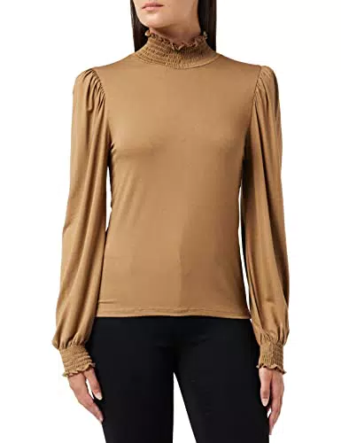 Only Onlelva L/S Smock Top Noos NN Maglia a Maniche Lunghe