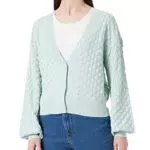 Only Onlgillie L/S Cardigan Knt Noos, Grigio