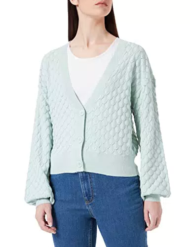 Only Onlgillie L/S Cardigan Knt Noos, Grigio