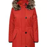 Only Onliris Fur Winter Parka CC Otw Giacca, Rosso,