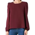 Only Onlmette L/S O-Neck Top Noos Wvn Maglia a Maniche Lunghe