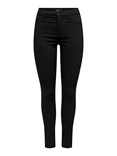ONLY ONLNANNA LIFE HW SKINNY PNT NOOS, Pantaloni Donna