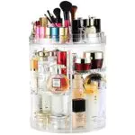 Organizzatore di trucco, espositore cosmetico girevole da 360 gradi
