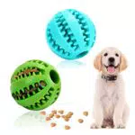 Palla per Cani - 2 Pezzi Palla per Cani Palla non tossica resistente al morso palla giocattolo snack da masticare giocattolo da masticare palla pulita denti di cane cani grandi e piccoli tipo generale