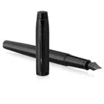 PARKER IM penna stilografica, Nero opaco con finiture nere