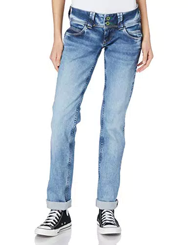 Pepe Jeans Venus ,Jeans Donna, Blu