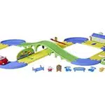 Peppa Pig, La Pista di Peppatown, playset con Binario Regolabile