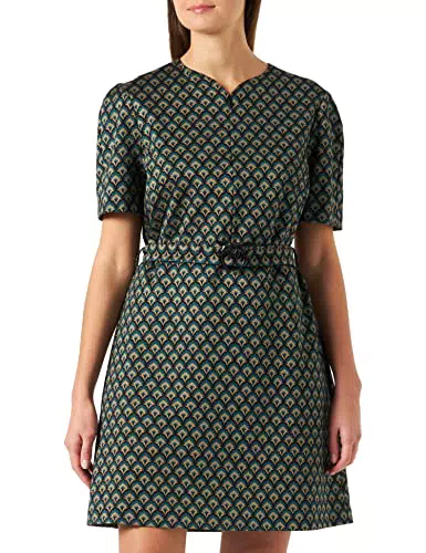 Pinko Ambre Abito Jersey Jacquard D., Vestito casual Donna