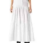 Pinko Dignity 2 Gonna Popeline, Gonna Donna, Z04_bianco Brill.