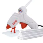 Pistola per colla a caldo KeLDE Mini pistole per colla a caldo con stick di colla trasparente da 7 mm e tappetino in silicone per progetti di carft artistici per bambini scuola fai-da-te -10w