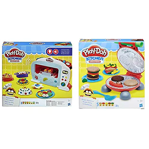 Play-Doh Il Magico Forno & Kitchen Creations Il Burger Set