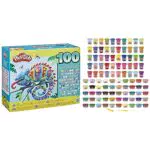 Play-Doh, Wow 100 Vasetti, Confezione assortita di Pasta modellabile con 100 vasetti