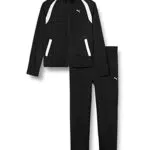 PUMA Classico Tricot Suit Op, Tuta Track Donna, Black