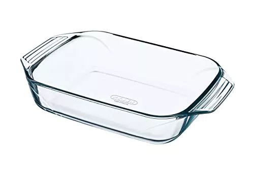 Pyrex 406B000/6146 Teglia Rettangolare con Vetro Borosilicato